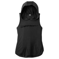 Women's PosiCharge ® Tri Blend Wicking Draft Hoodie Tank Thumbnail