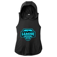 Women's PosiCharge ® Tri Blend Wicking Draft Hoodie Tank Thumbnail