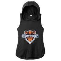 Women's PosiCharge ® Tri Blend Wicking Draft Hoodie Tank Thumbnail