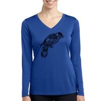 Ladies Long Sleeve PosiCharge ® Competitor™ V Neck Tee Thumbnail