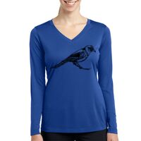 Ladies Long Sleeve PosiCharge ® Competitor™ V Neck Tee Thumbnail