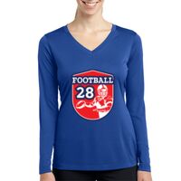 Ladies Long Sleeve PosiCharge ® Competitor™ V Neck Tee Thumbnail