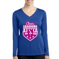 Ladies Long Sleeve PosiCharge ® Competitor™ V Neck Tee Thumbnail