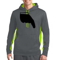 Sport Wick ® Fleece Colorblock Hooded Pullover Thumbnail