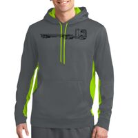 Sport Wick ® Fleece Colorblock Hooded Pullover Thumbnail