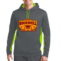 Sport Wick ® Fleece Colorblock Hooded Pullover Thumbnail