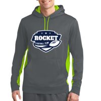 Sport Wick ® Fleece Colorblock Hooded Pullover Thumbnail