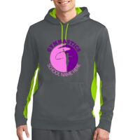 Sport Wick ® Fleece Colorblock Hooded Pullover Thumbnail