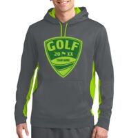 Sport Wick ® Fleece Colorblock Hooded Pullover Thumbnail