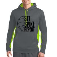 Sport Wick ® Fleece Colorblock Hooded Pullover Thumbnail