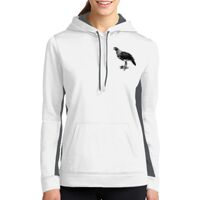 Ladies Sport Wick ® Fleece Colorblock Hooded Pullover Thumbnail