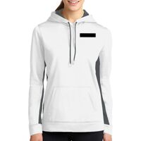 Ladies Sport Wick ® Fleece Colorblock Hooded Pullover Thumbnail