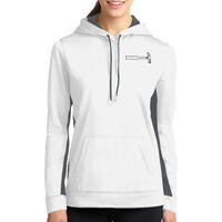 Ladies Sport Wick ® Fleece Colorblock Hooded Pullover Thumbnail