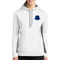 Ladies Sport Wick ® Fleece Colorblock Hooded Pullover Thumbnail