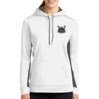 Ladies Sport Wick ® Fleece Colorblock Hooded Pullover Thumbnail