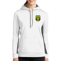 Ladies Sport Wick ® Fleece Colorblock Hooded Pullover Thumbnail