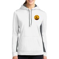 Ladies Sport Wick ® Fleece Colorblock Hooded Pullover Thumbnail